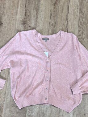 Lilla P Snap Front Dolan thin Knit Cardigan Size XS NWT